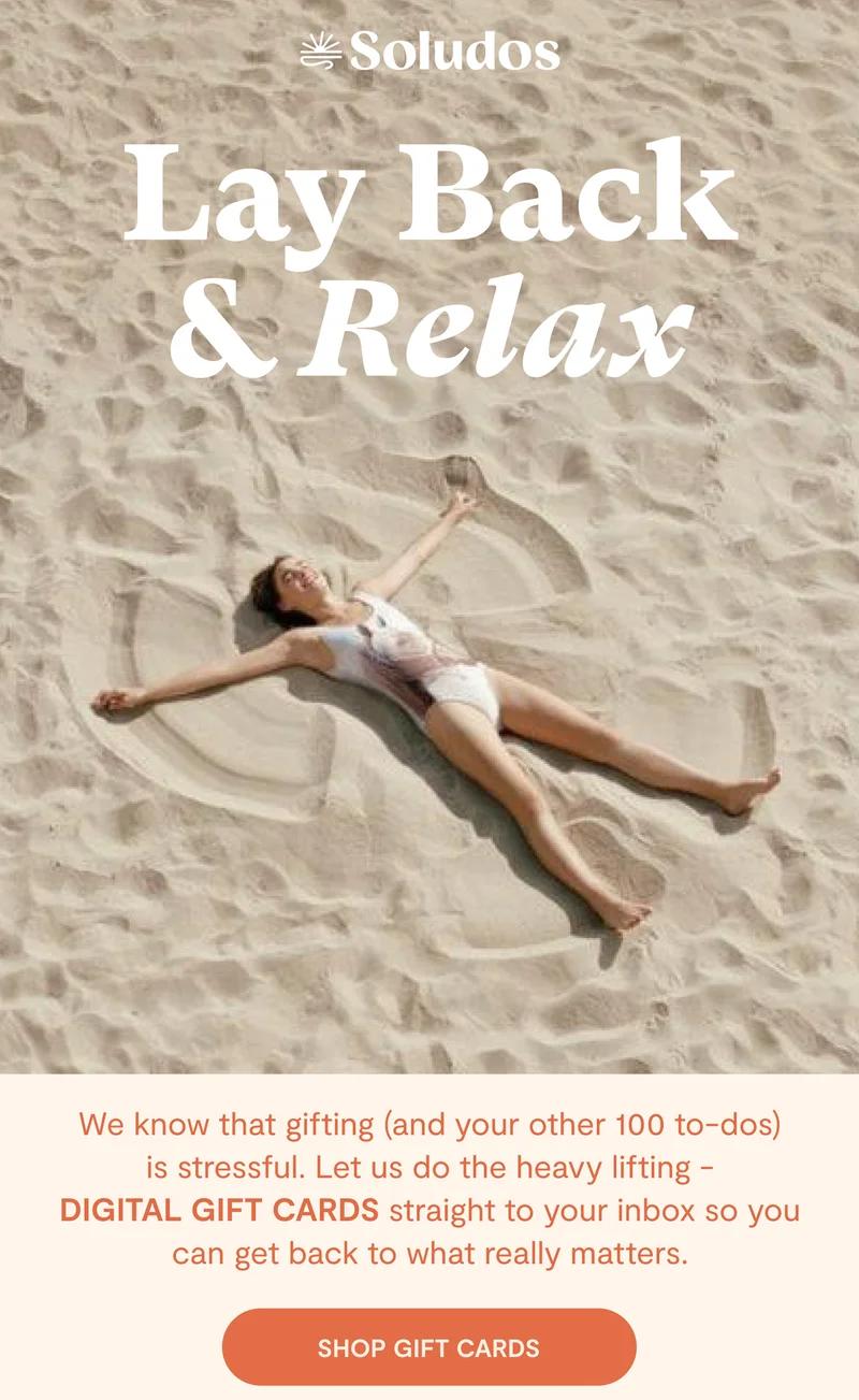 Lay Back and Relax. Give a Gift Card!
