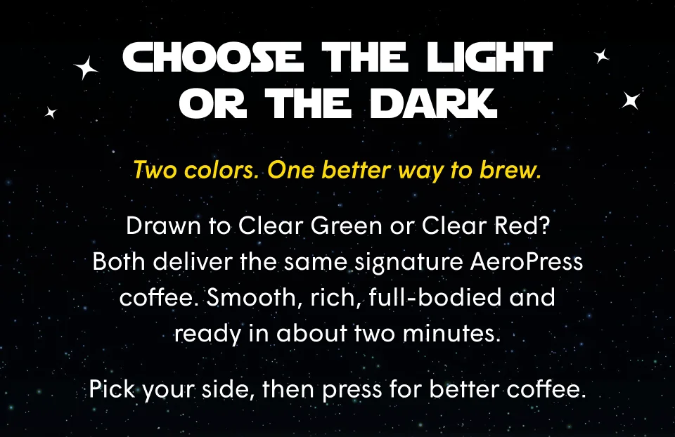 Choose the Light or the Dark