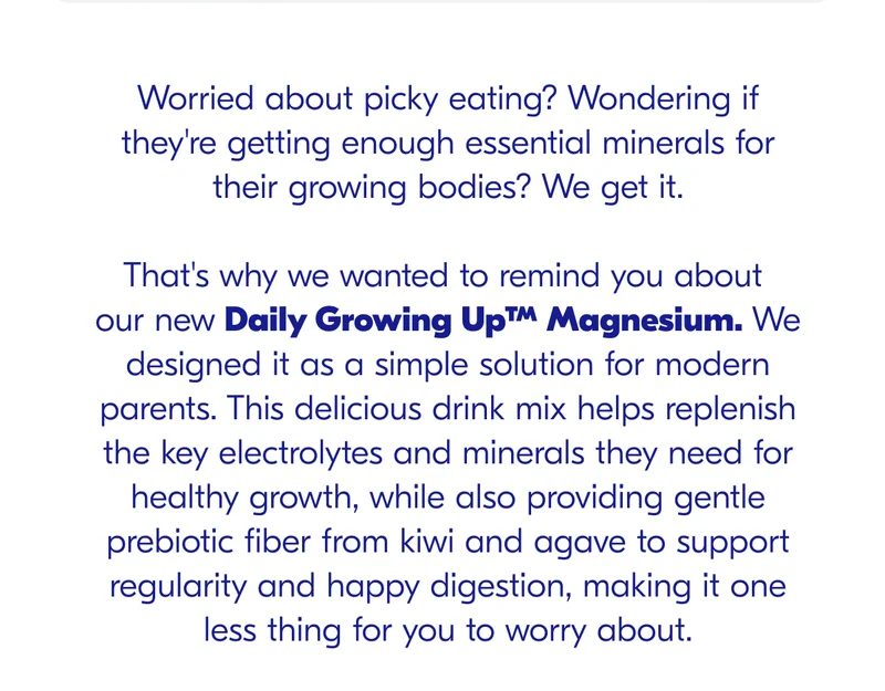 Daily Growing Up™ Magnesium Has Arrived!