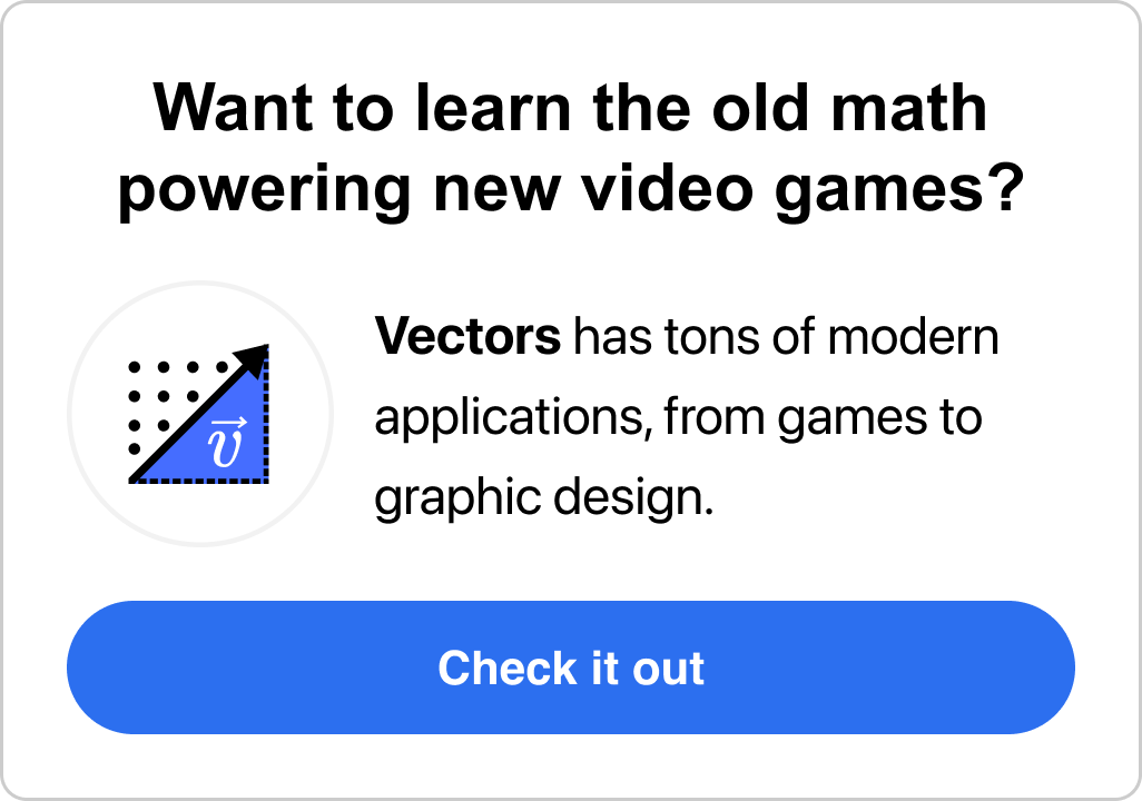 Check out Vectors