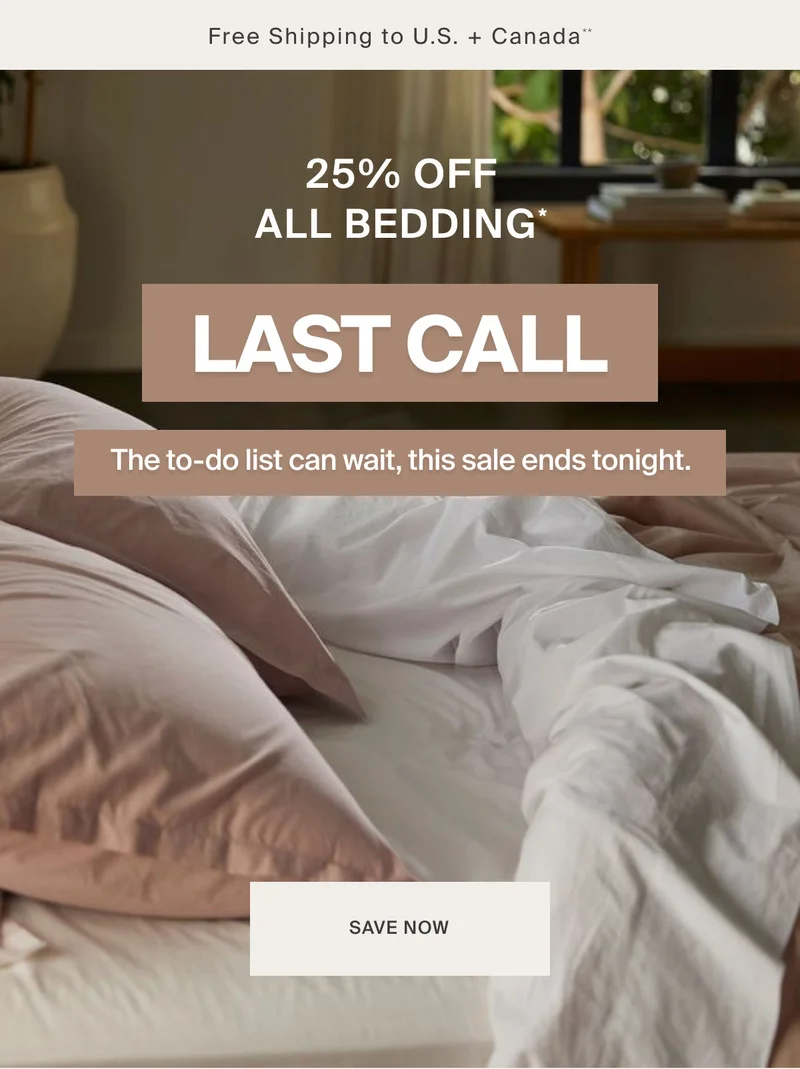 LAST CALL | Save Now