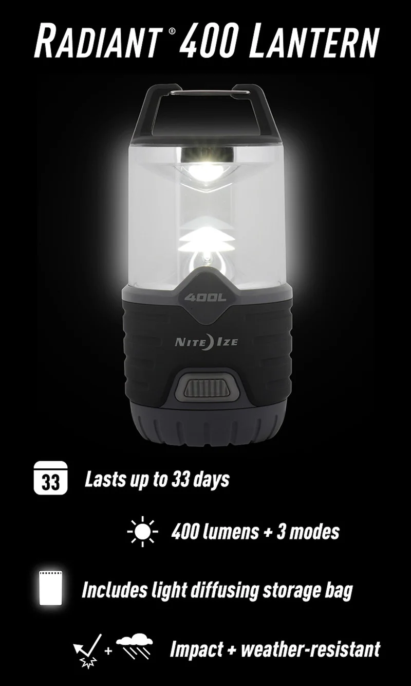 Radiant® StarLit™ Rechargeable Lantern + String Light - Disc-O Select™