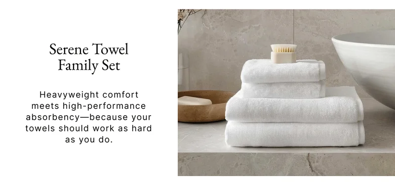 Serene Towel Family Set