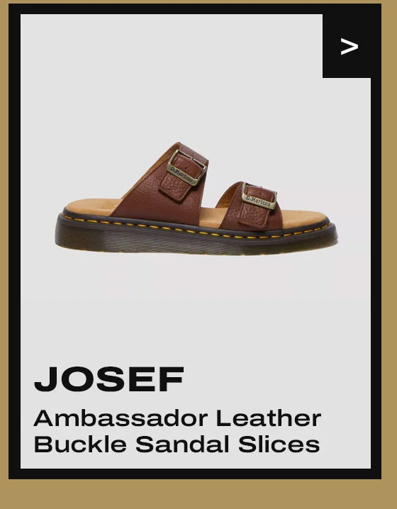 Josef Ambassador Leather Buckle Sandal Slices