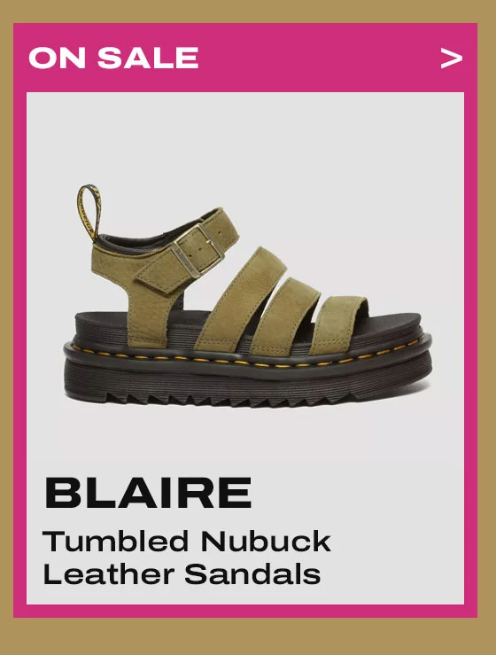 Blaire Tumbled Nubuck Leather Sandals