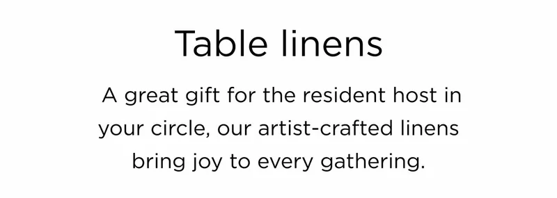 Table Linens
