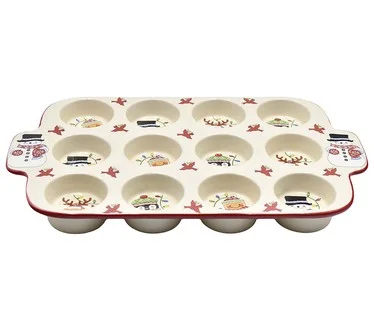Temp-tations Seasonal 12-Cup Muffin Pan with Figural Handles
