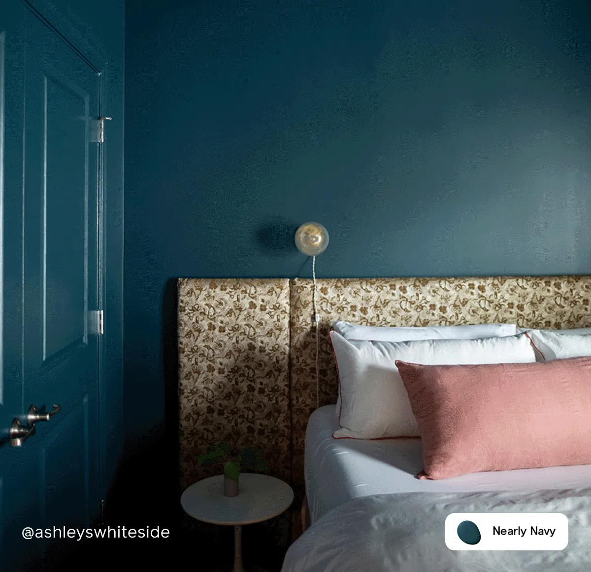 Gif of Clare painted spaces featuring Nearly Navy, Fresh Kicks and Good Jeans