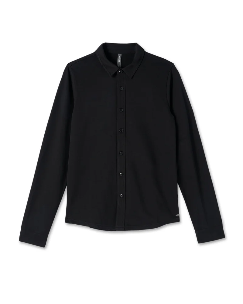Image of Long Sleeve Solana Button Down | Black