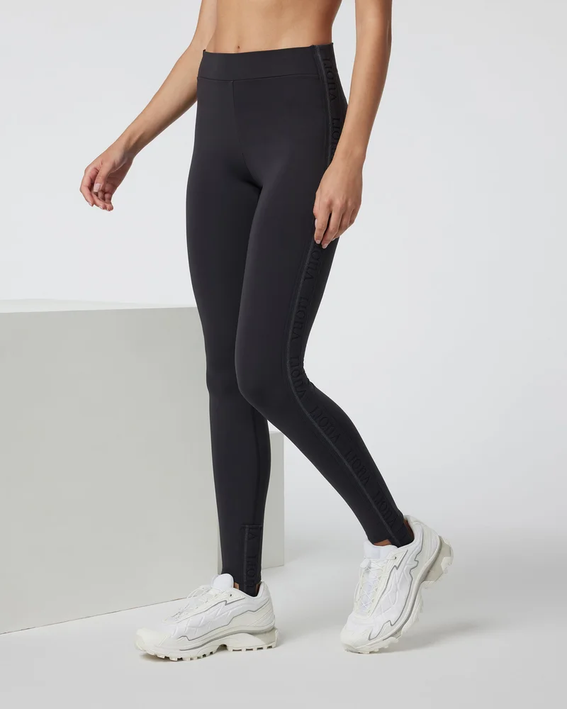 Image of Chilled Out Stirrup Legging | Washed Black