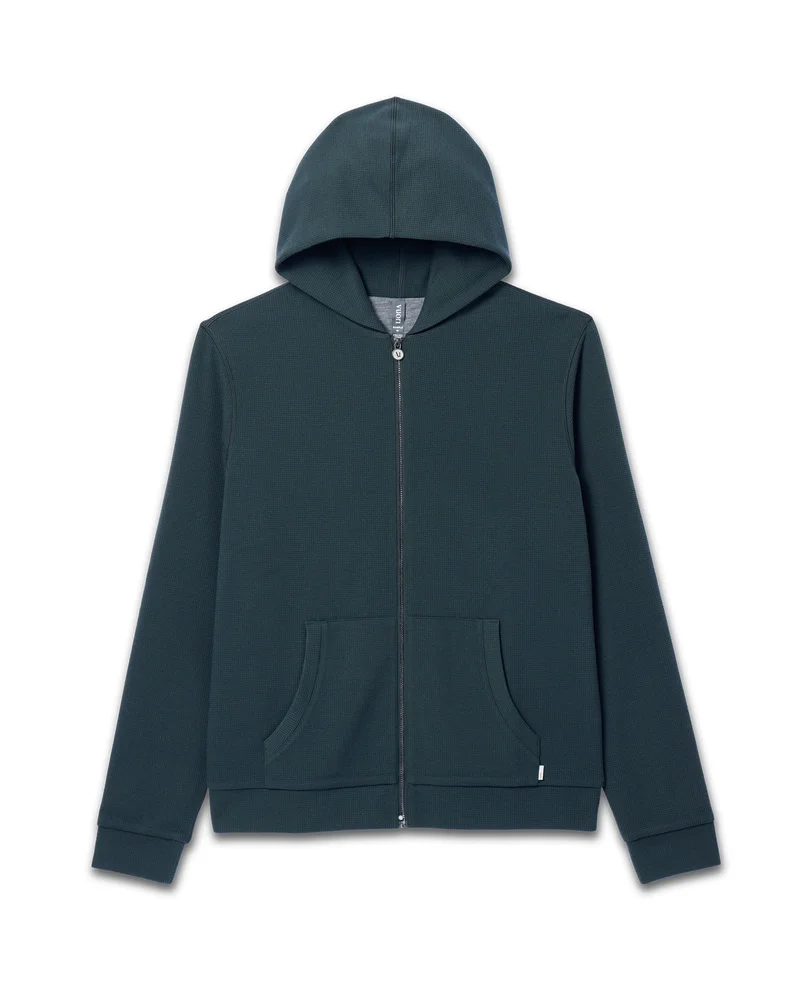 Image of Performance Waffle Zip Hoodie 2.0 | Grove