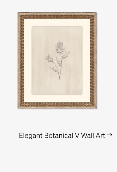 Shop Elegant Botanical V Wall Art