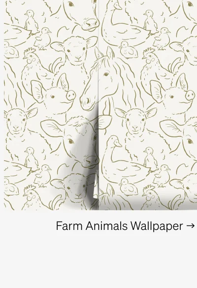 Shop Farm Animals Wallpaper