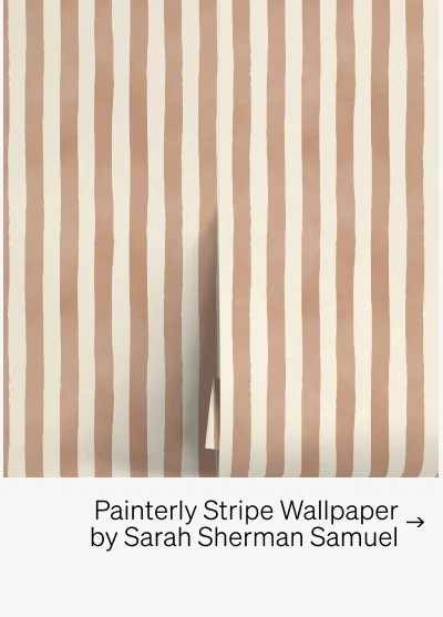 Shop Painterly Stripe Wallpaper