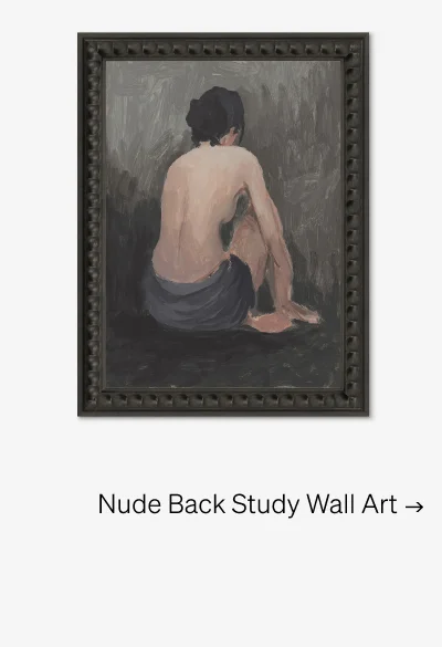 Shop Nude Back Study Wall Art