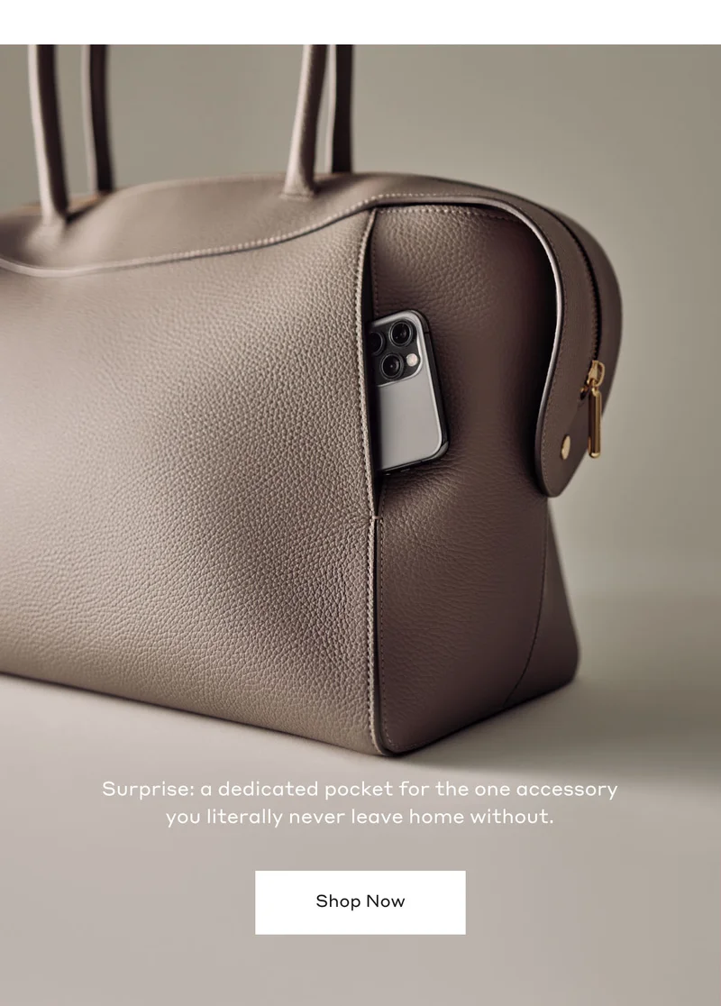 Surprise: a dedicated pocket for the one accessory you literally never leave home without. Shop Now