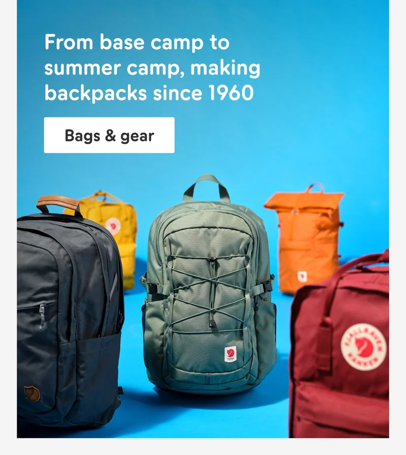 Bags, Backpacks & Gear for all outdoor activities