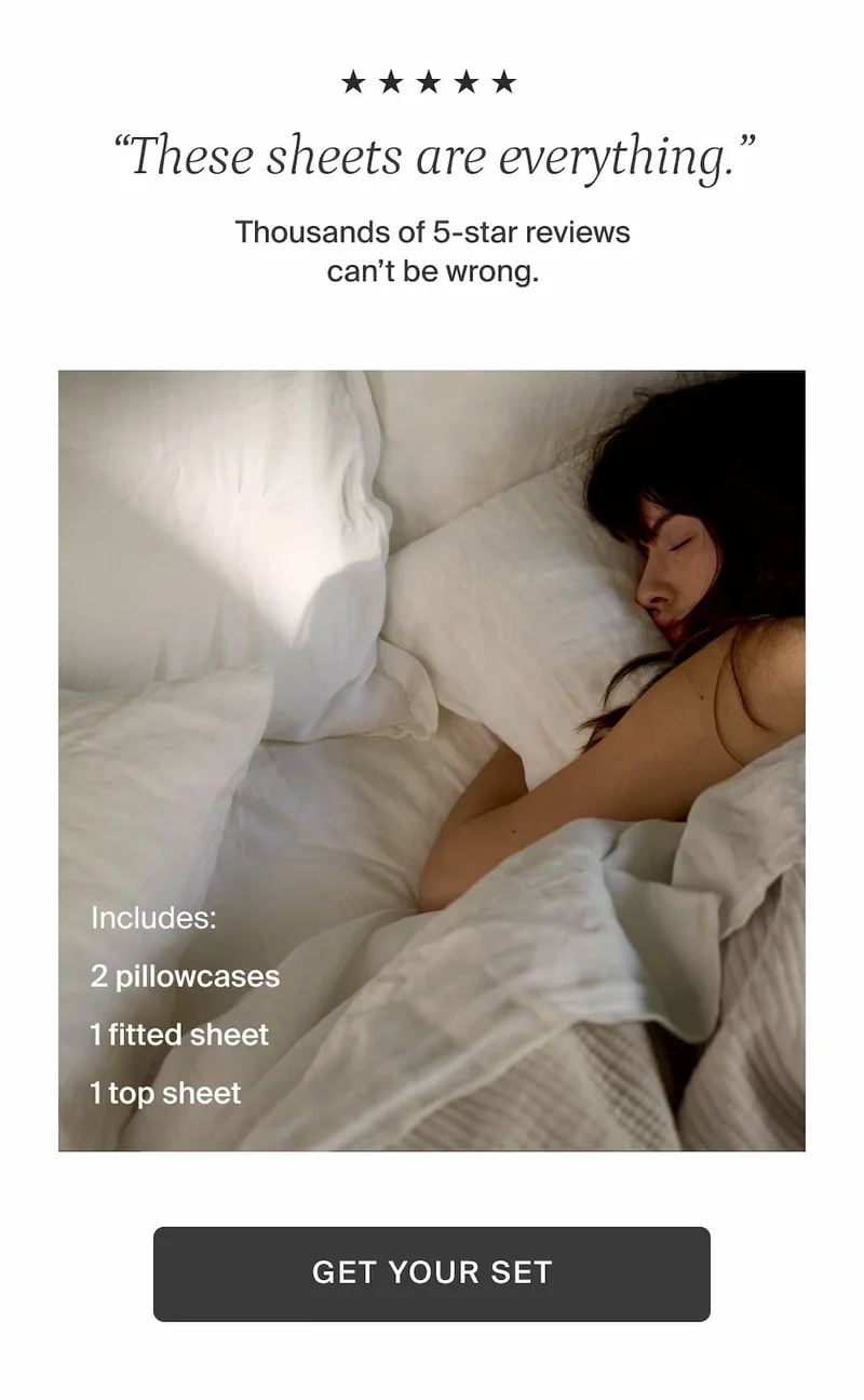 These sheets are everything. Get your set.
