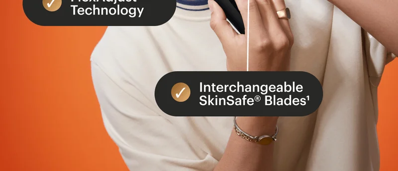 Interchangeable SkinSafe® Blades¹