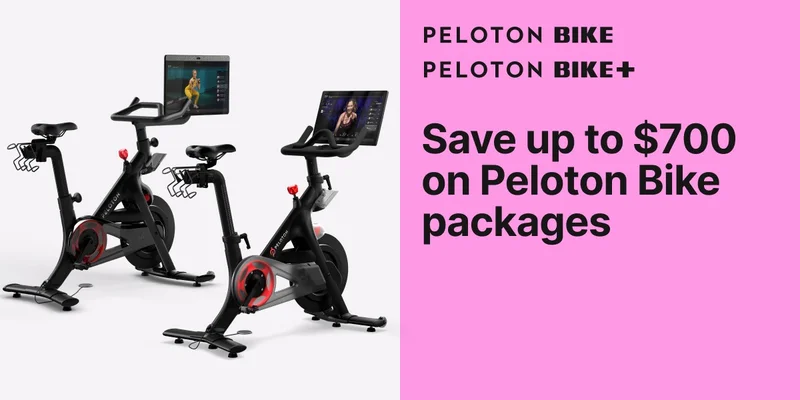 Save up to $700 on Peloton Bike packages