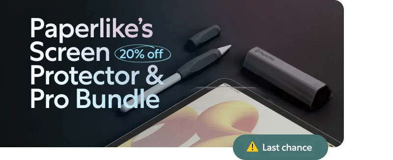 20% off Paperlike's Screen Protector & Pro Bundle | LAST CHANCE