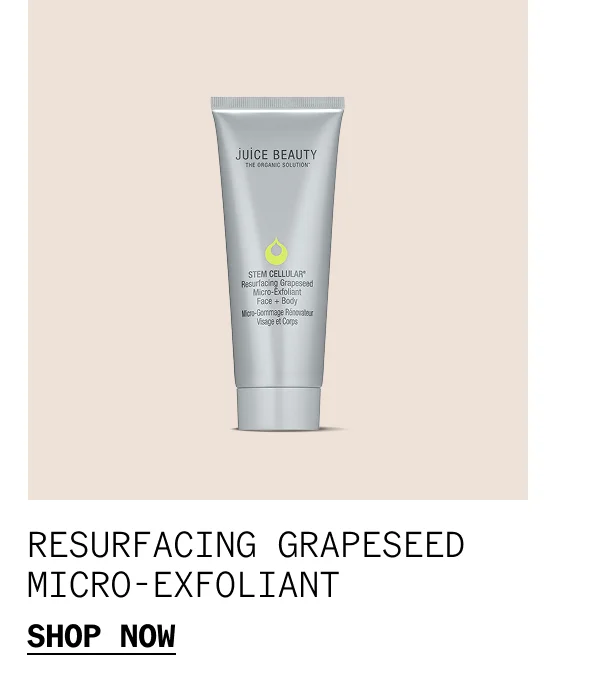 Stem Cellular Resurfacing Grapeseed Micro-Exfoliant, Face + Body