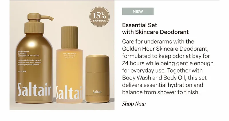 golden hour essentials set