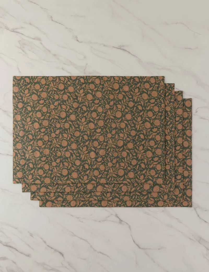 Image of Fransen Table Linens, Clover and Flamingo