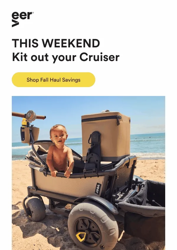this weekend kit out your cruiser - shop fall haul savings