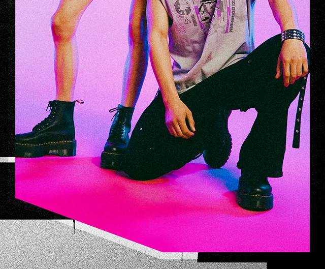 Product shown: The Amazing Digital Circus Jax Crop Tank and Murder Drones Uzi Muscle Tank