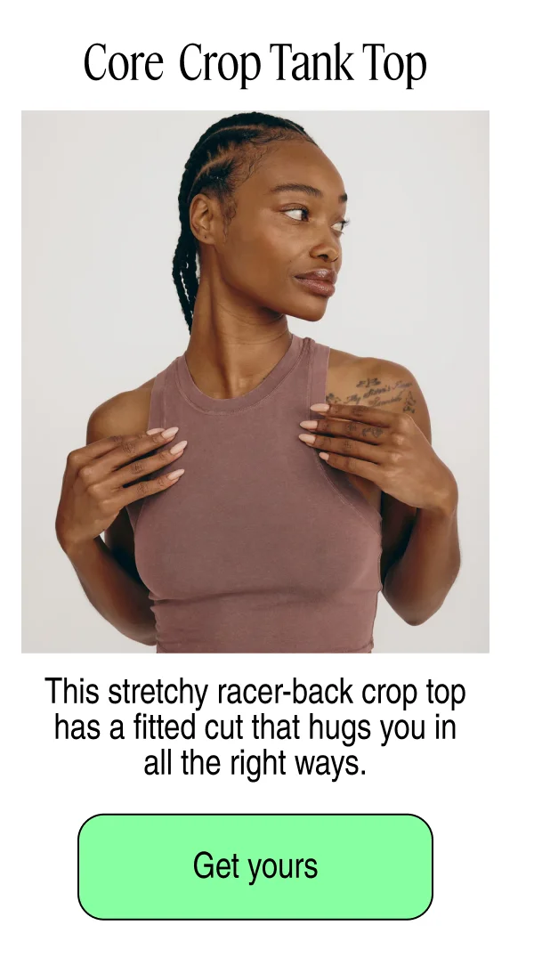 Core Crop Tank Top | Get yours