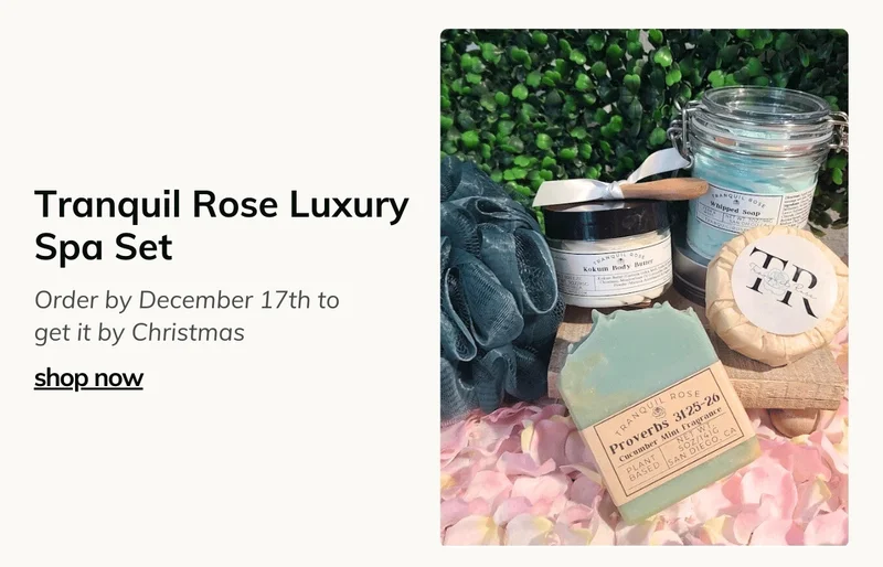 Tranquil Rose Luxury Spa Set