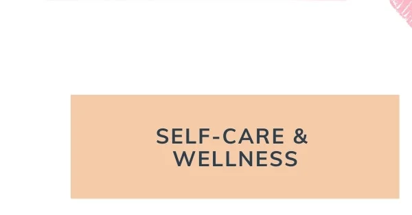 Shop sale self-care and wellness