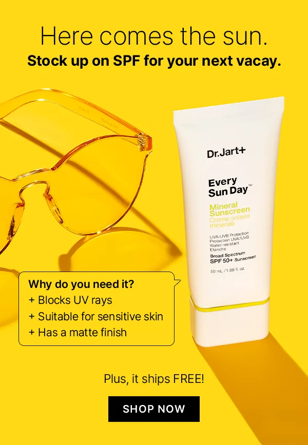 Calling all sensitive skin types. Get 3 free Cicapair full sizes with orders $65+.
