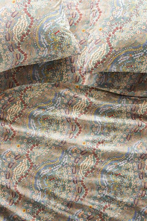 Organic Cotton Percale Printed Sheet Set