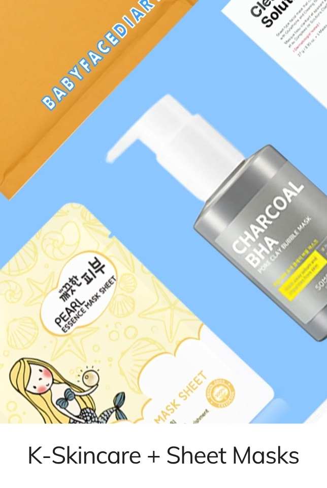 Korean Skincare + Sheet Masks