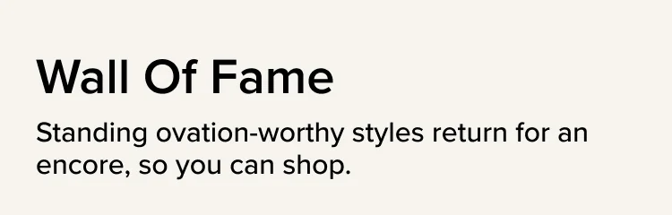 Wall of Fame