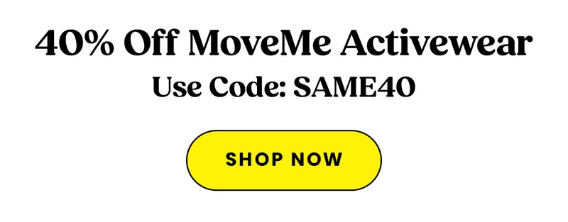 40% Off MoveMe Activewear Use Code discount code