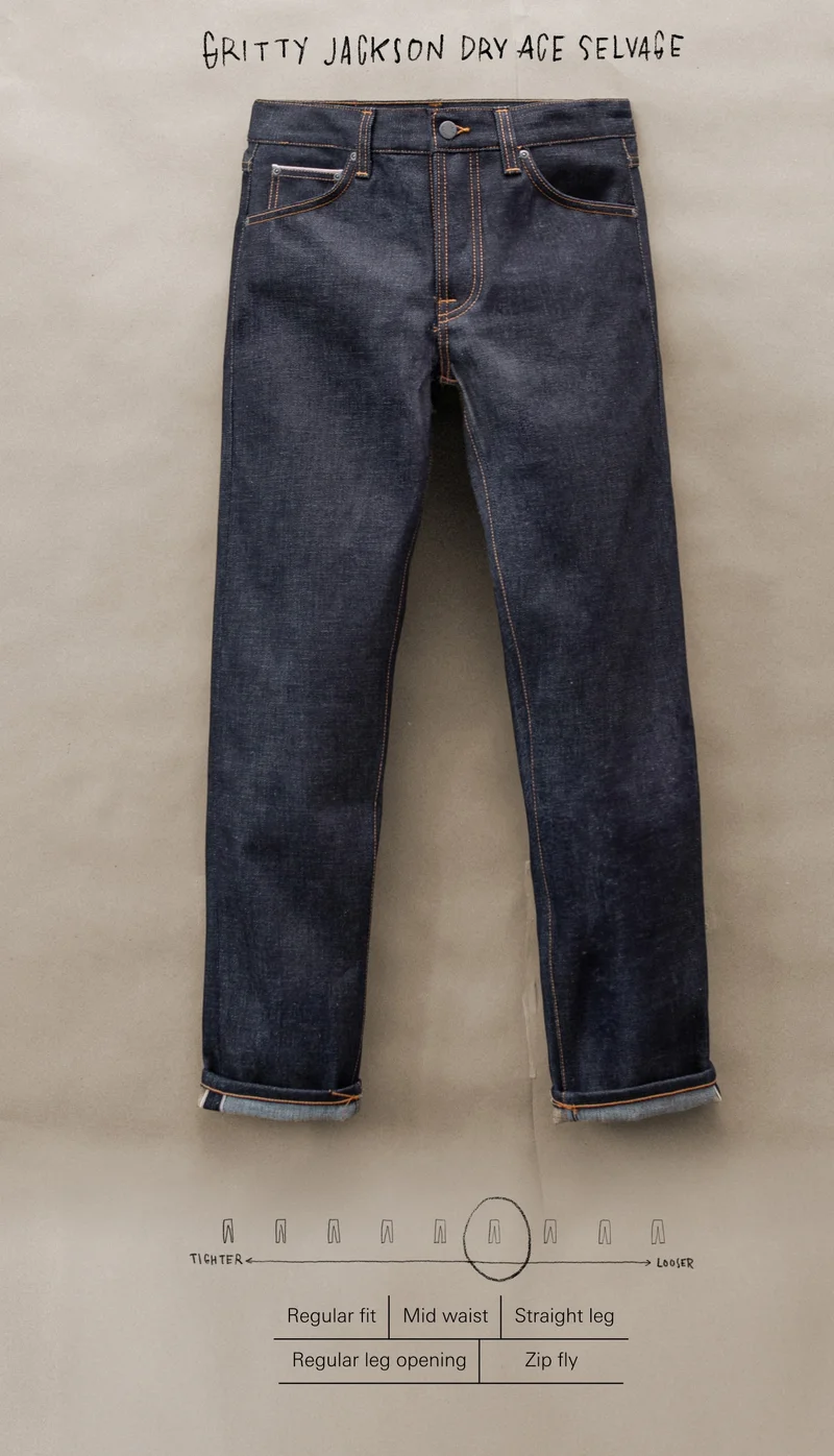 Gritty Jackson Dry Ace Selvage Gritty Jackson Dry Ace Selvage