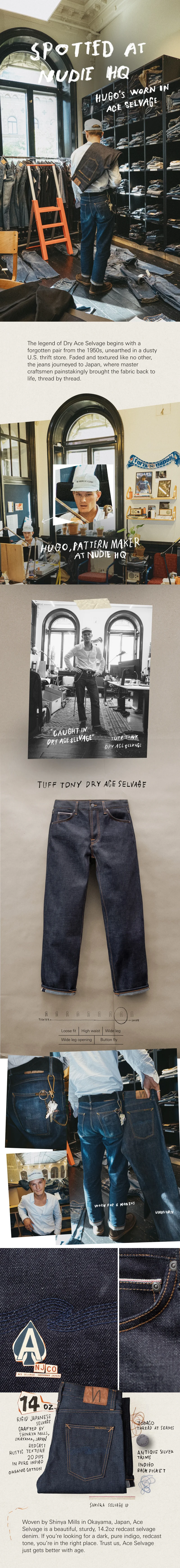 Tuff Tony Dry Ace Selvage Tuff Tony Dry Ace Selvage