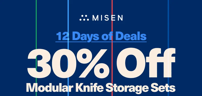 12 days of deals | 30% off modular knife storage sets