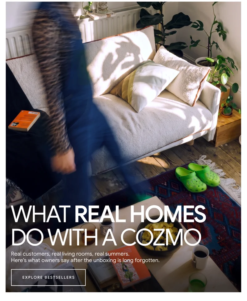 What real homes do with a Cozmo