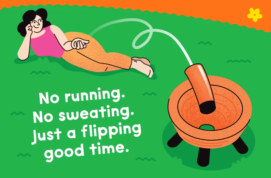 No running no sweating