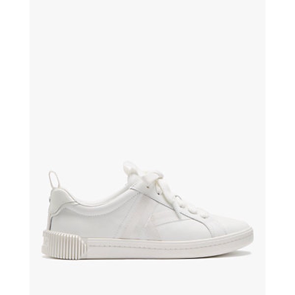 K As In Kate Smooth Leather Court Sneaker