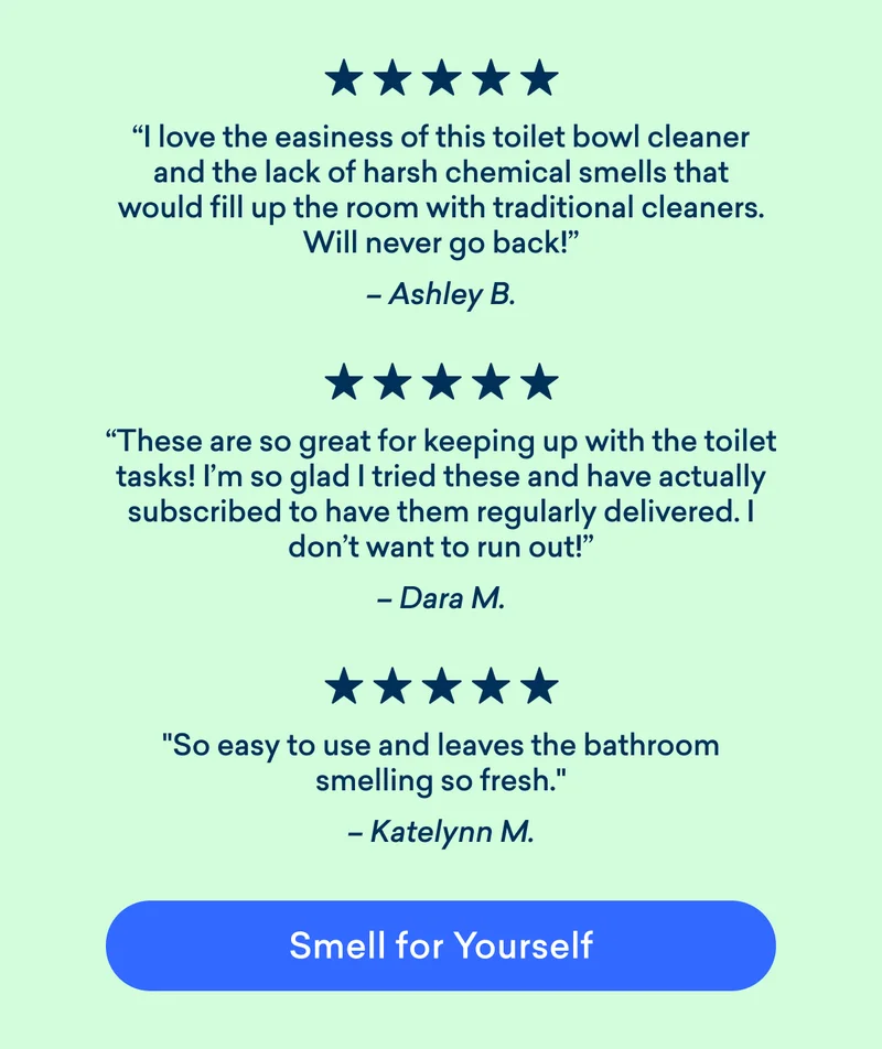 See what people are saying about our Toilet Bowl Cleaner tablets.