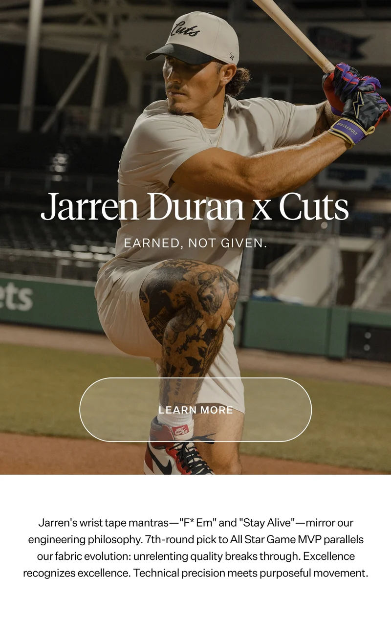 Jarren Duran x Cuts - Learn More