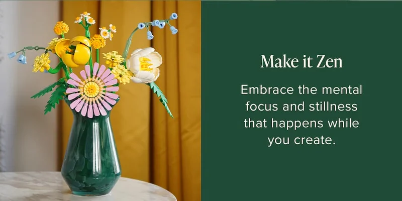 Make it Zen: Embrace the mental focus and stillness that happens while you create.