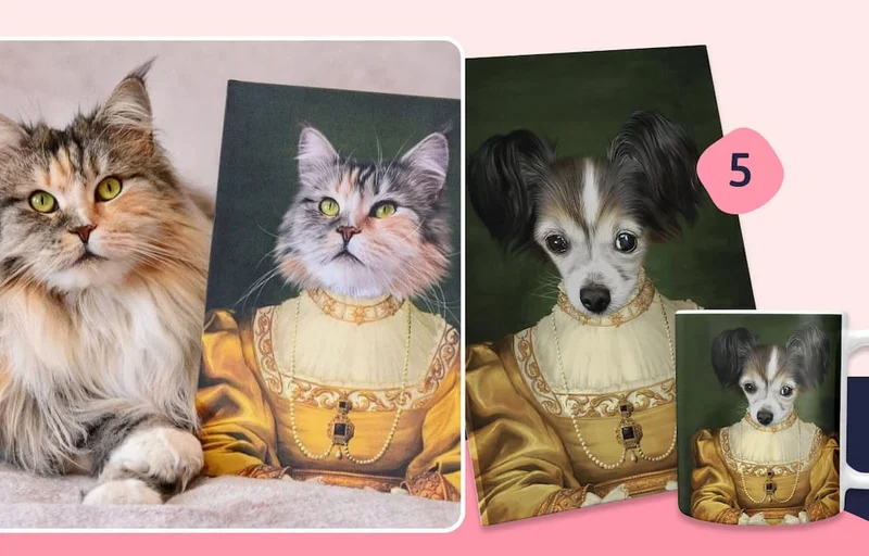 The Golden Girl mock ups and customer photo
