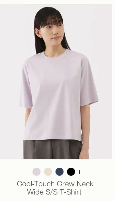 Shop Women's Cool-Touch Crew Neck Wide S/S T-Shirt