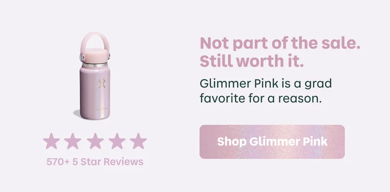 Not part of the sale. Still worth it. Glimmer Pink is a grad favorite for a reason. | Shop Glimmer Pink
